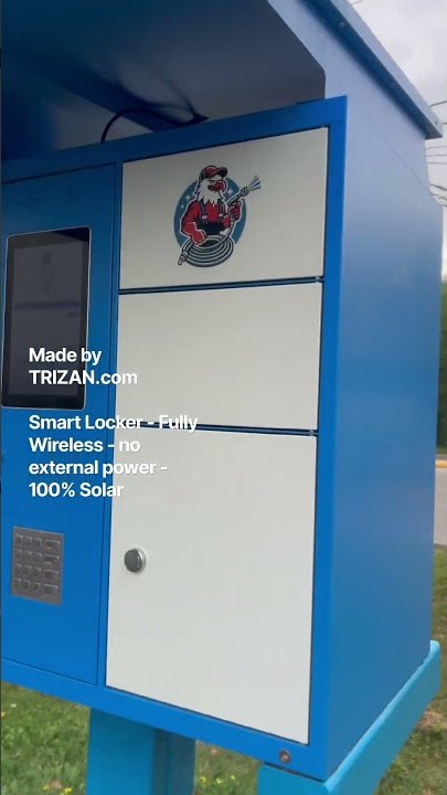TRIZAN Off-Grid Solar Lockers in Toronto, ON